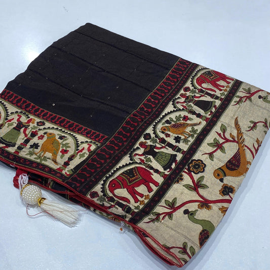 Printed Modal Crepe Saree