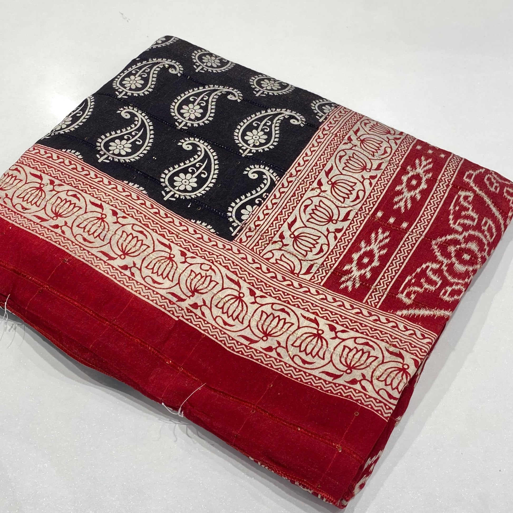 Printed Modal Crepe Saree