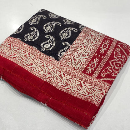 Printed Modal Crepe Saree