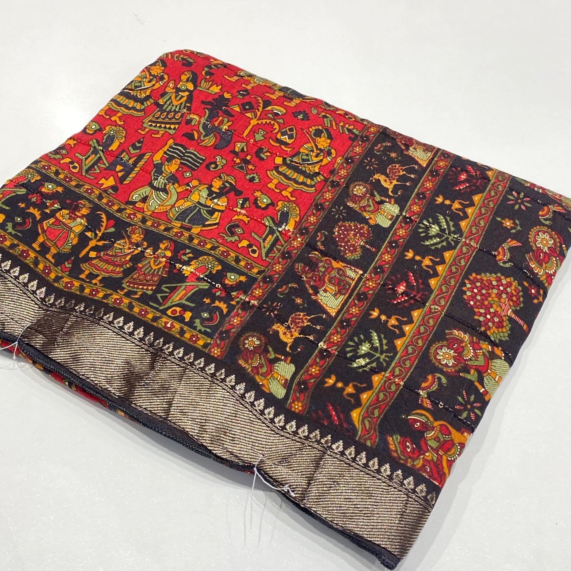 Printed Modal Crepe Saree