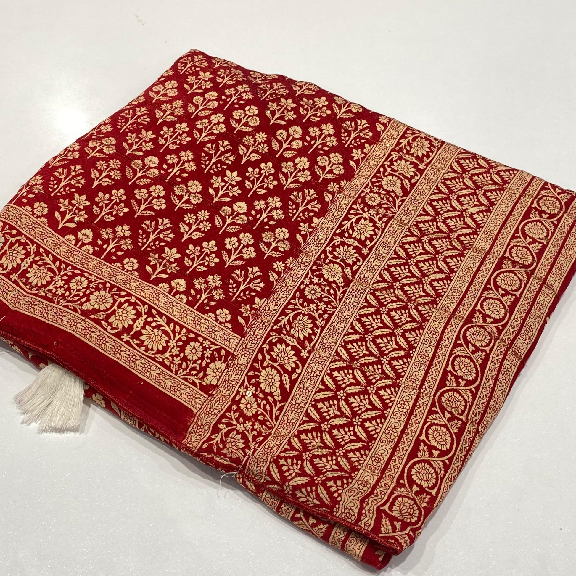 Printed Modal Crepe Saree