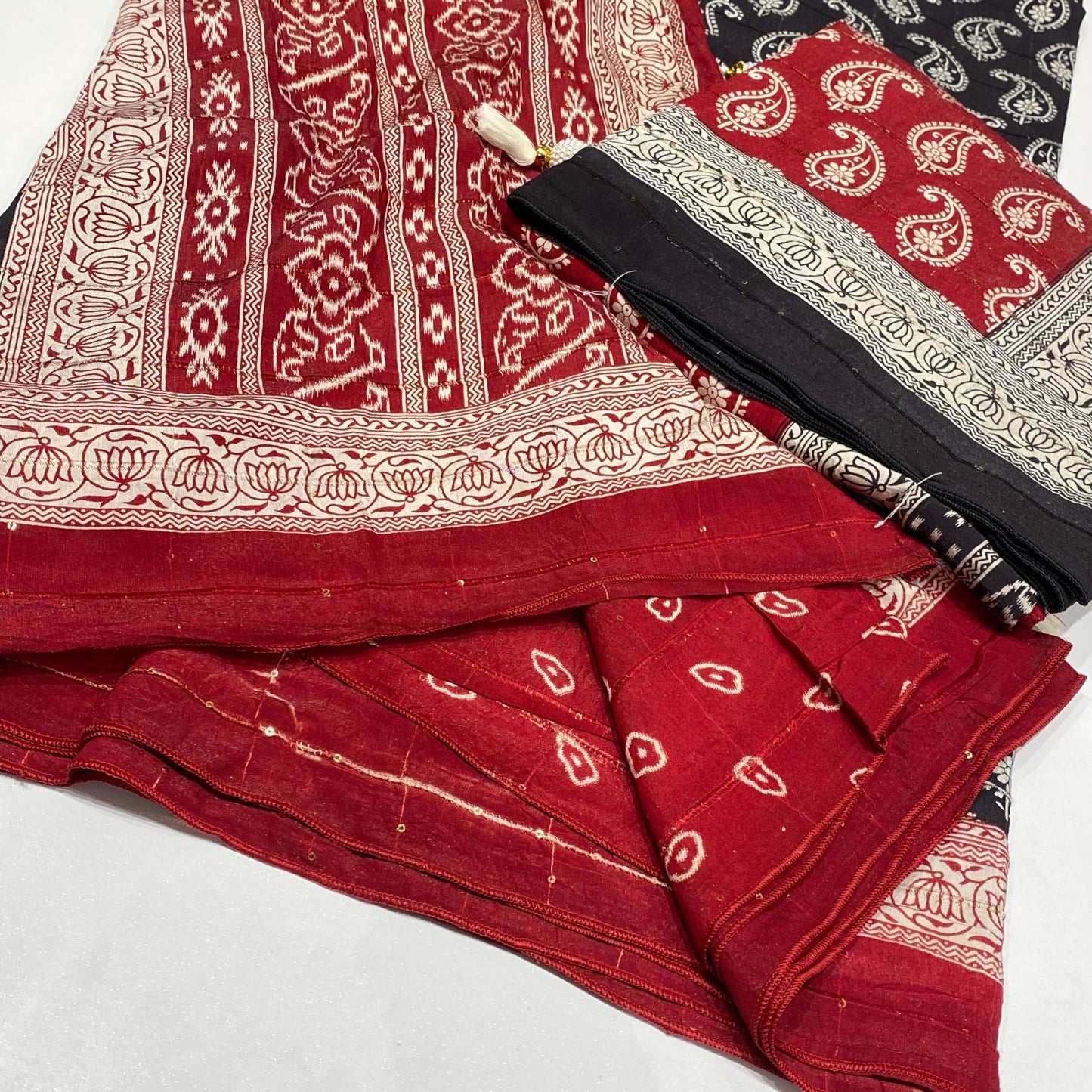 Printed Modal Crepe Saree