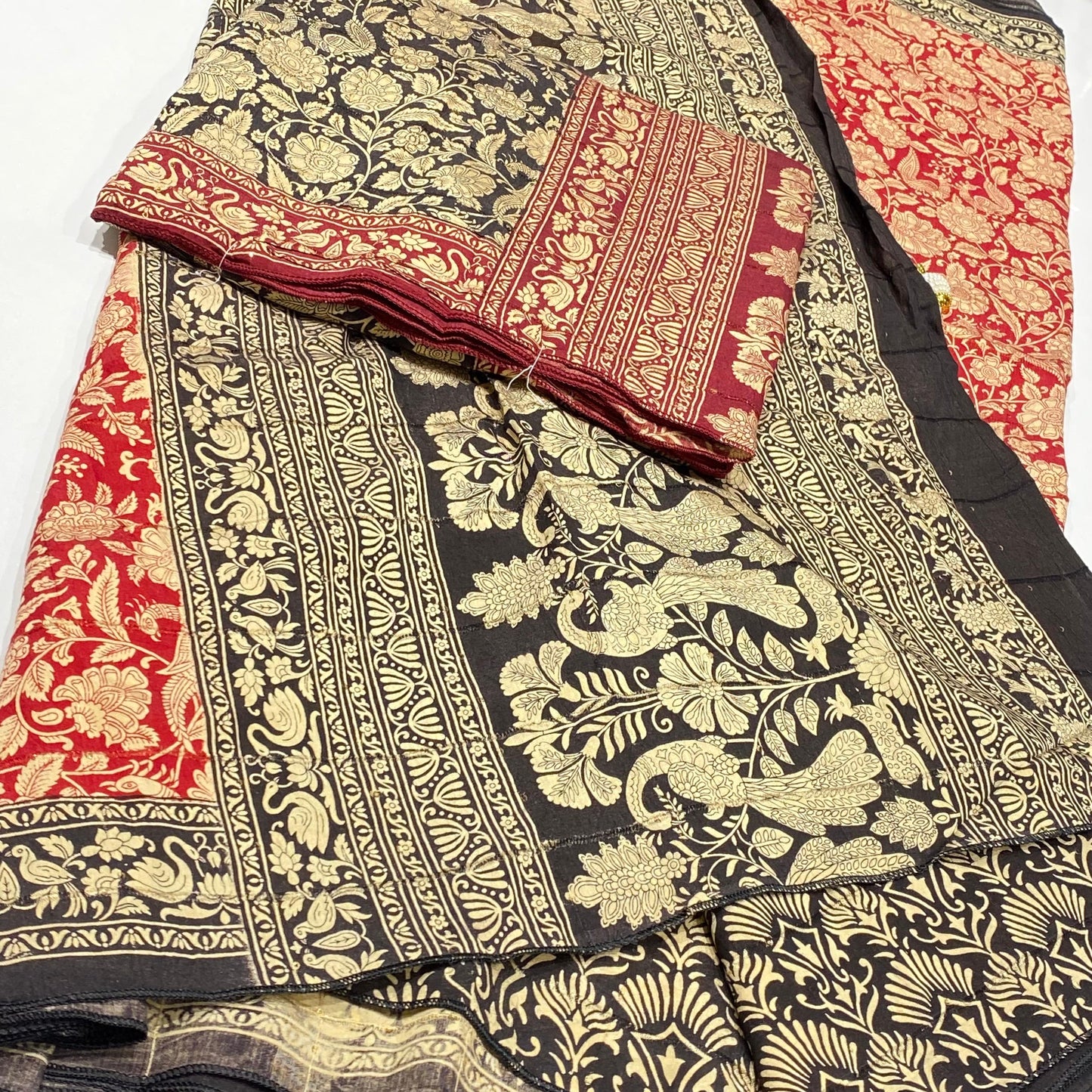 Printed Modal Crepe Saree