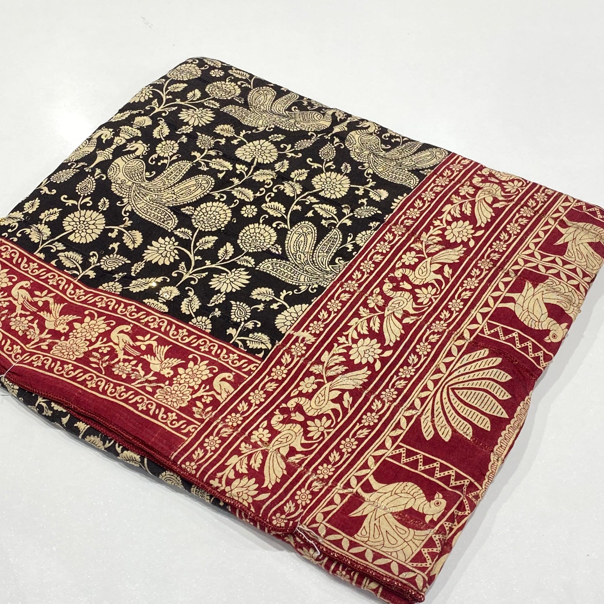Printed Modal Crepe Saree