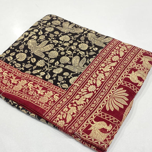Printed Modal Crepe Saree