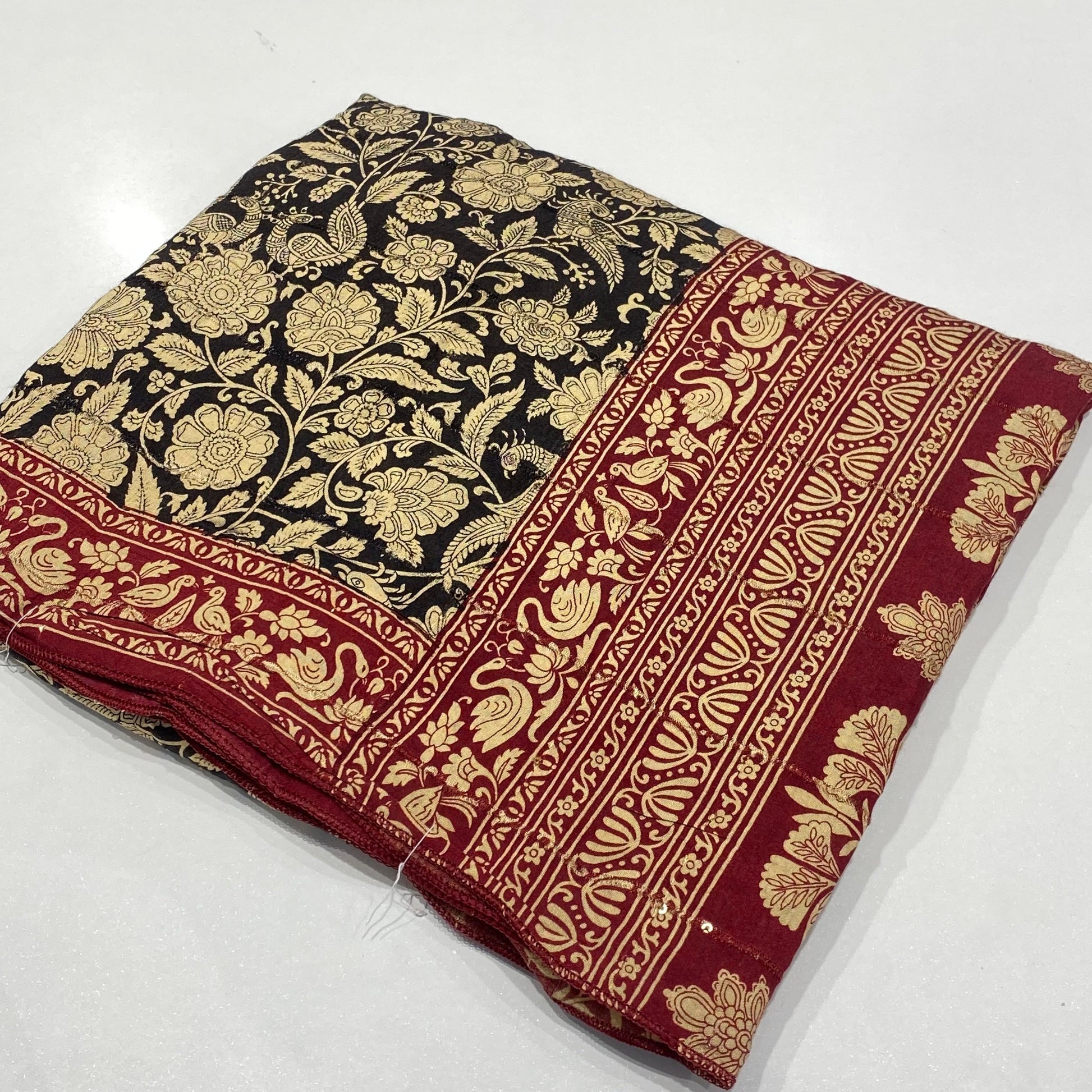 Printed Modal Crepe Saree