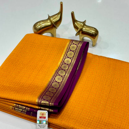 Pure Mysore Crepe Silk Saree