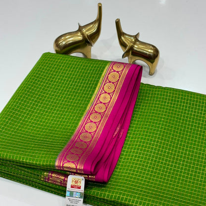 Pure Mysore Crepe Silk Saree