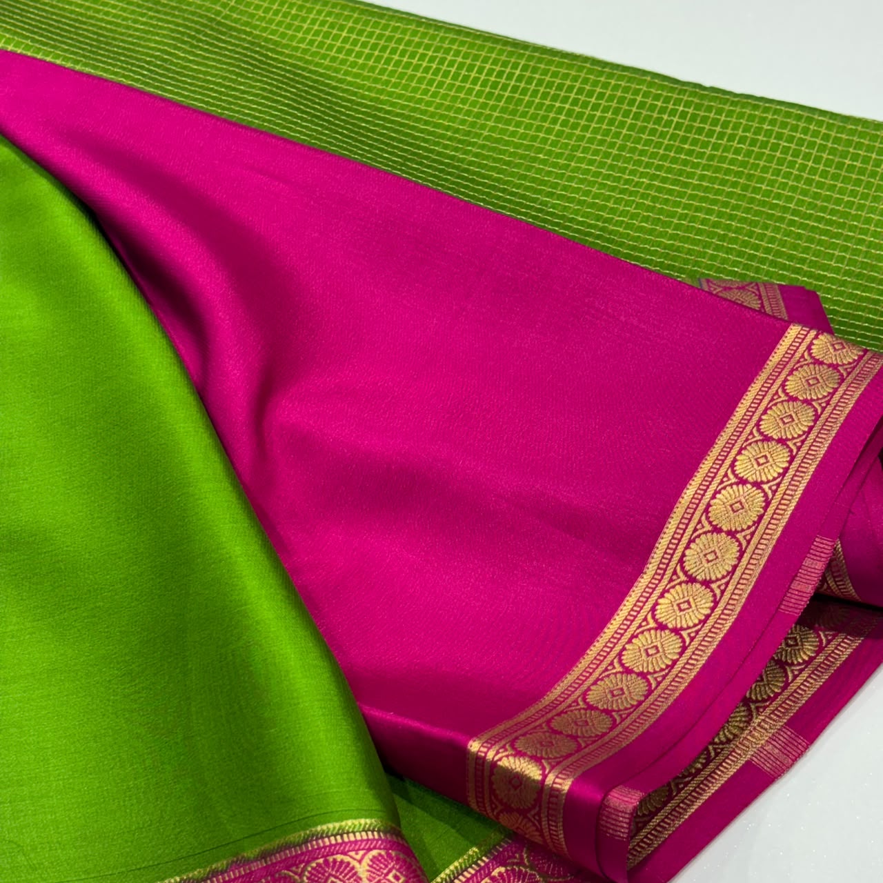Pure Mysore Crepe Silk Saree