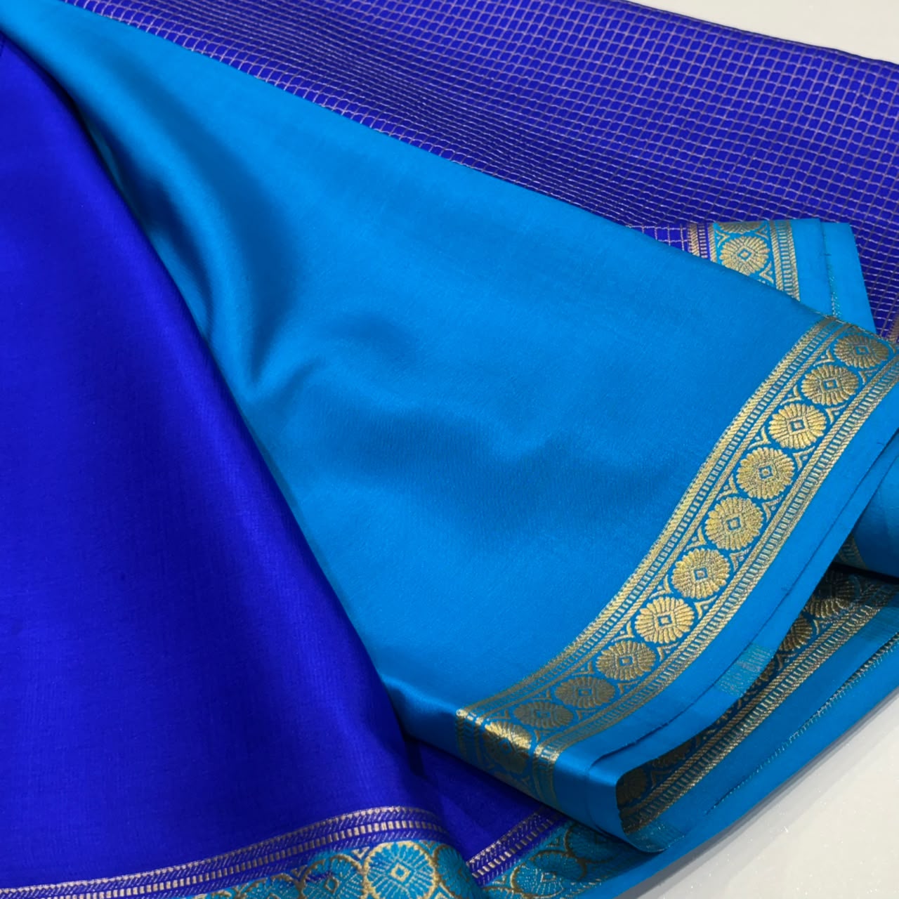 Pure Mysore Crepe Silk Saree