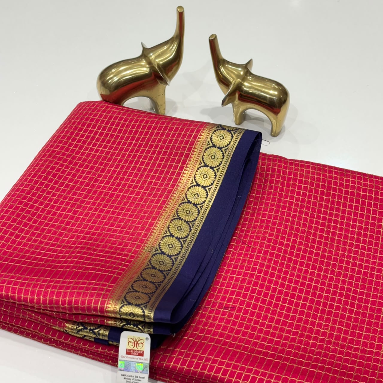 Pure Mysore Crepe Silk Saree