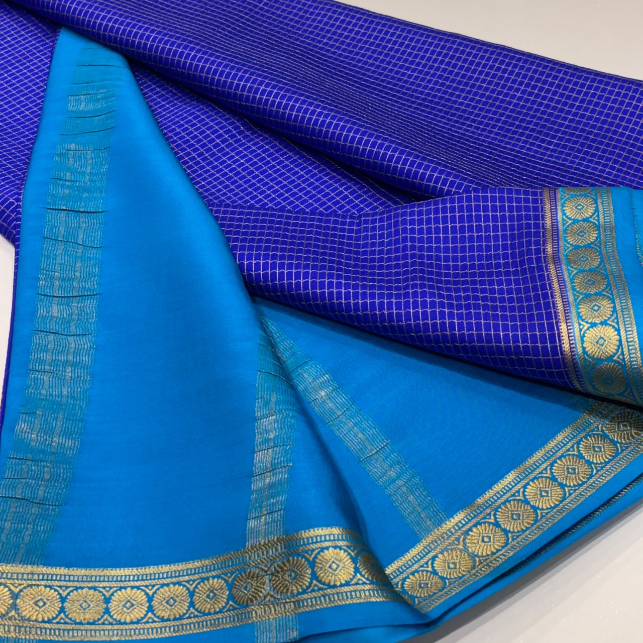Pure Mysore Crepe Silk Saree
