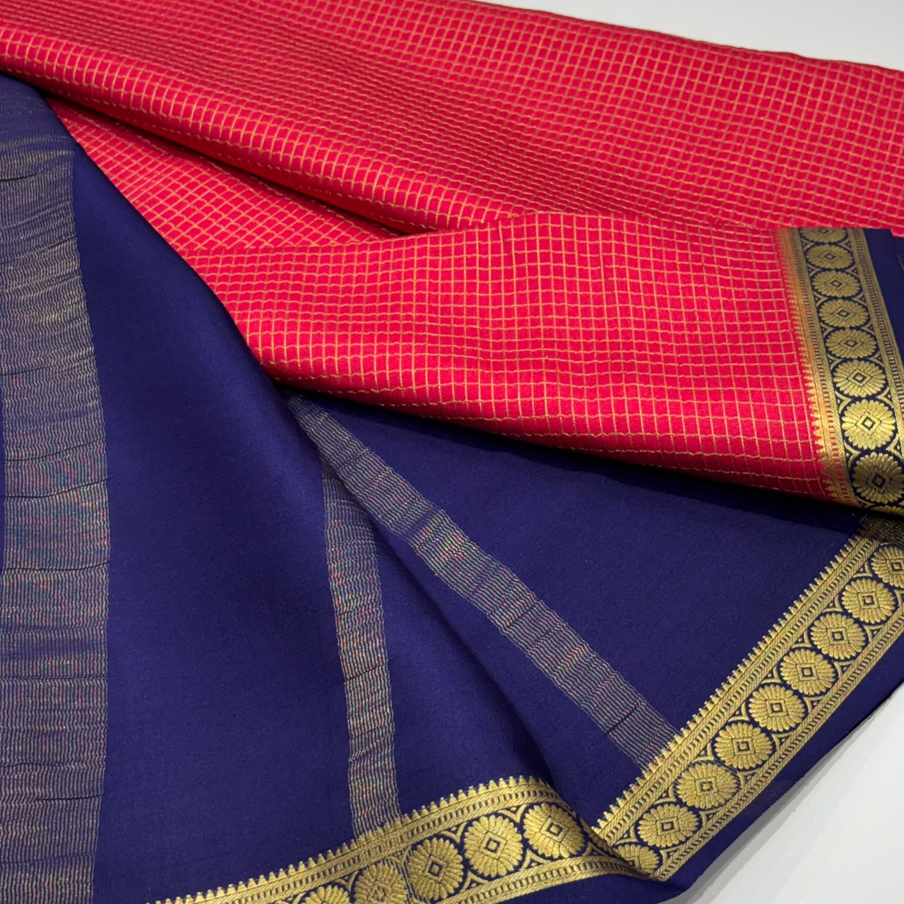 Pure Mysore Crepe Silk Saree