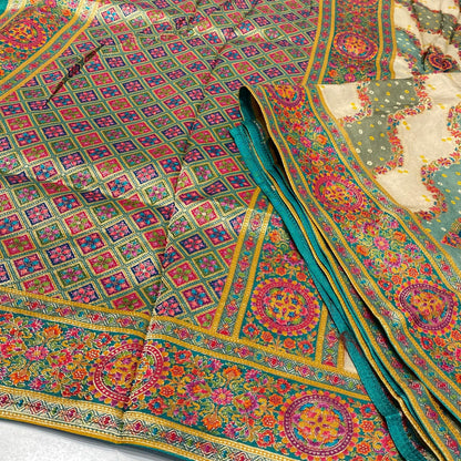 Royal Kashmir Work Pashmina Saree