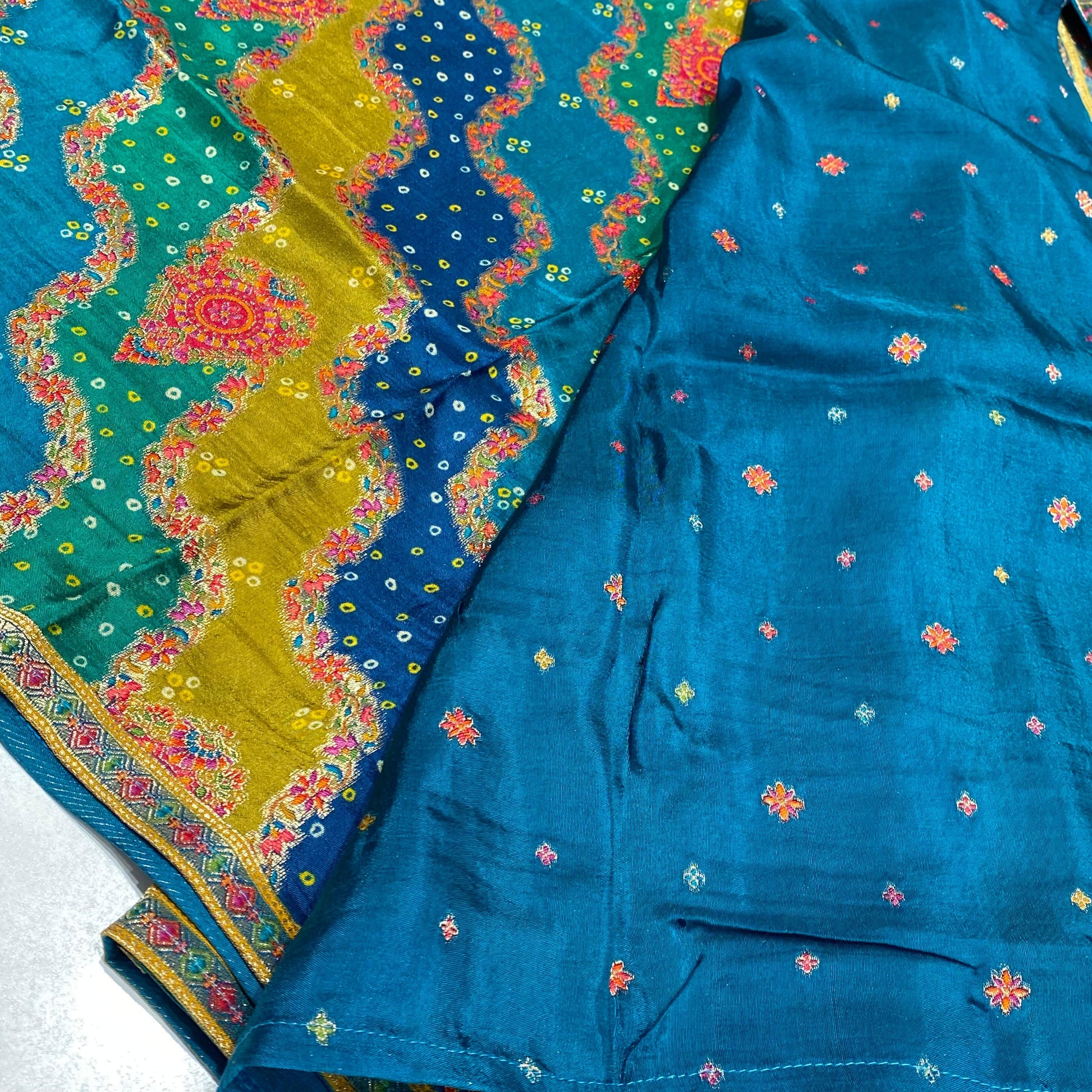 Royal Kashmir Work Pashmina Saree
