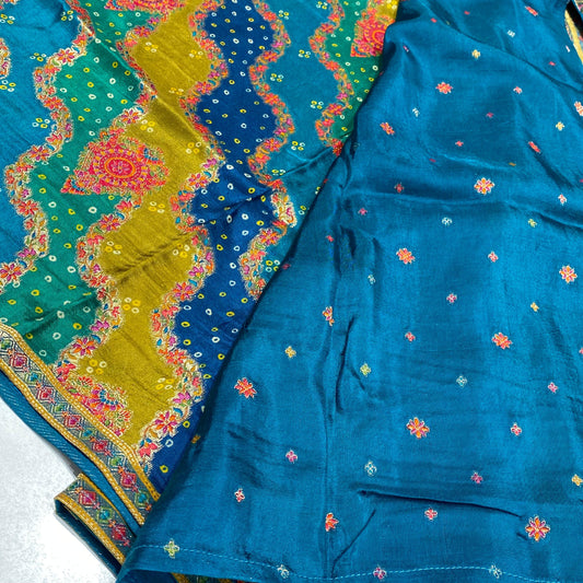 Royal Kashmir Work Pashmina Saree