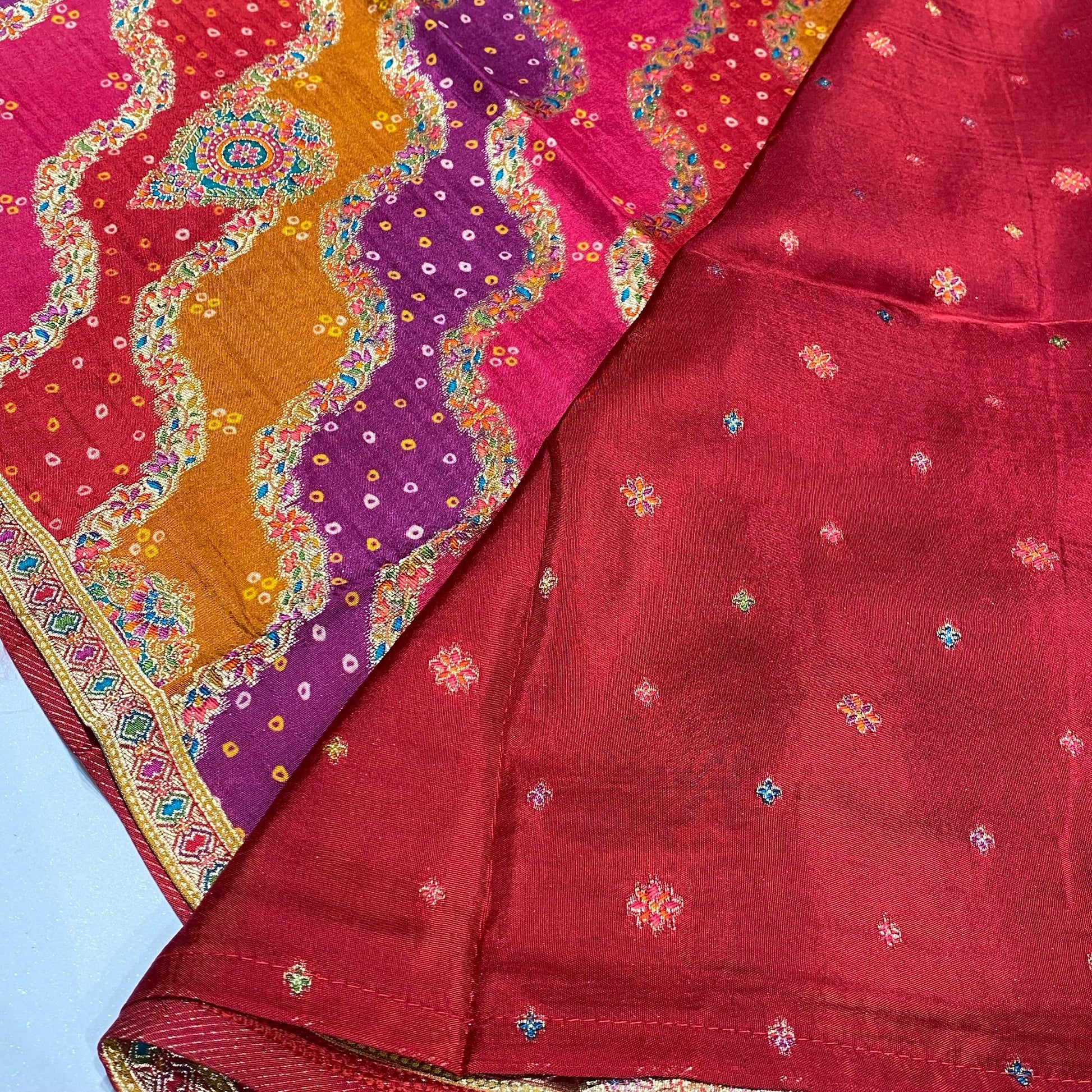 Royal Kashmir Work Pashmina Saree