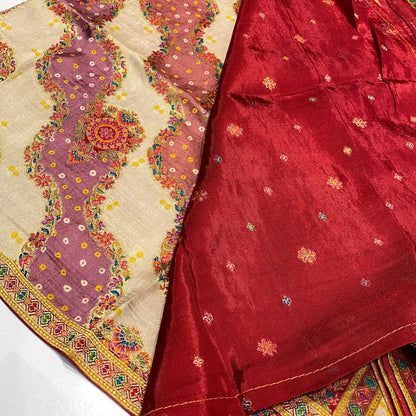 Royal Kashmir Work Pashmina Saree