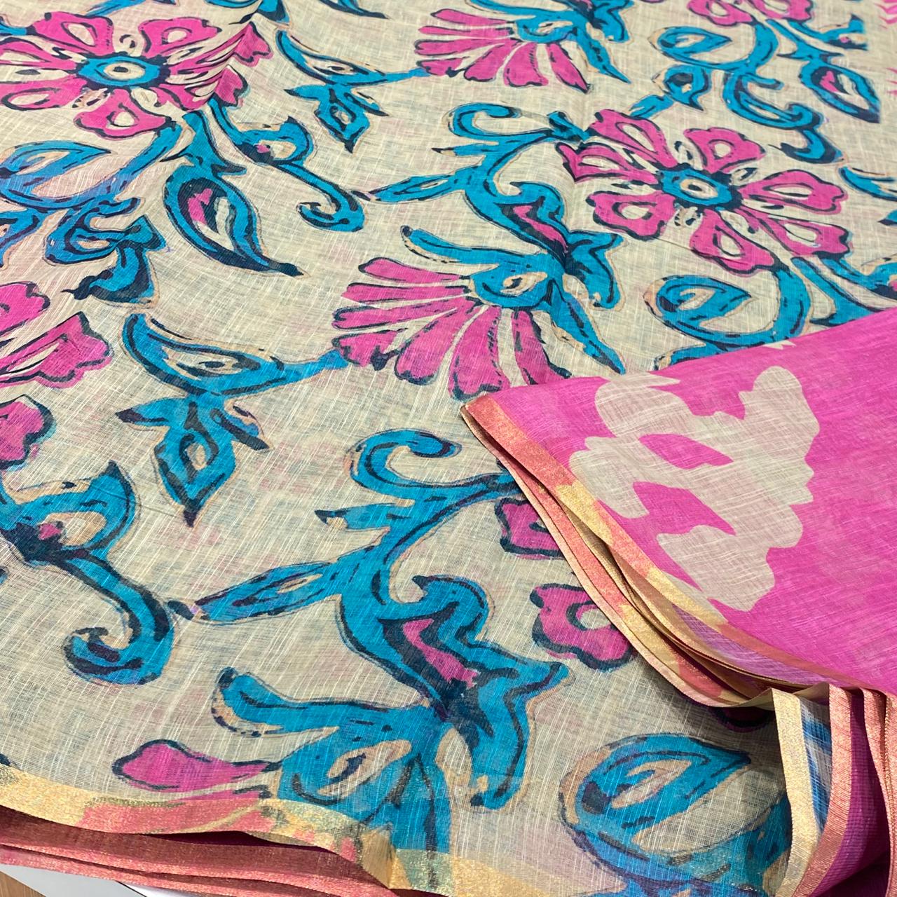 Lightweight Mul Cotton Saree