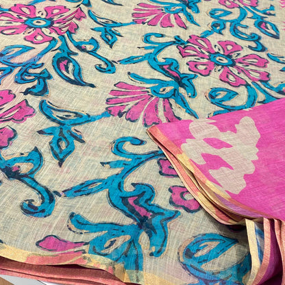 Lightweight Mul Cotton Saree