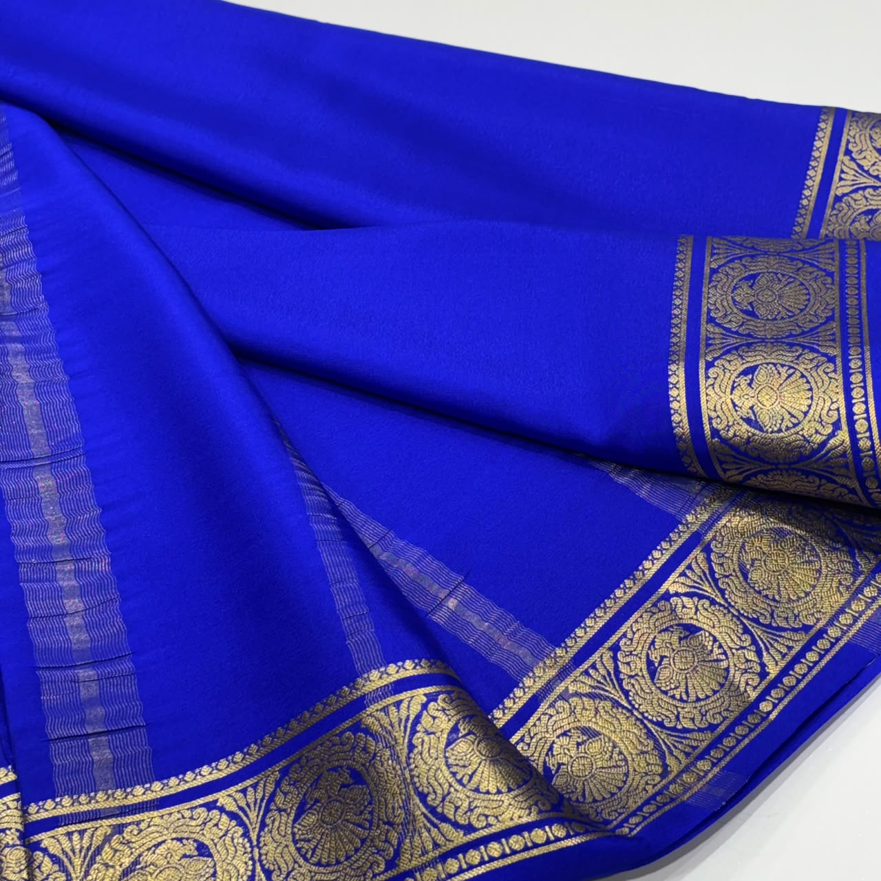 Pure Mysore Crepe Silk Saree