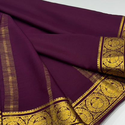 Pure Mysore Crepe Silk Saree