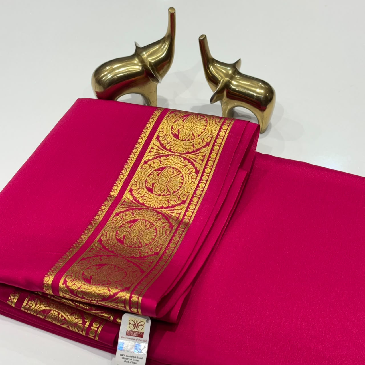 Pure Mysore Crepe Silk Saree