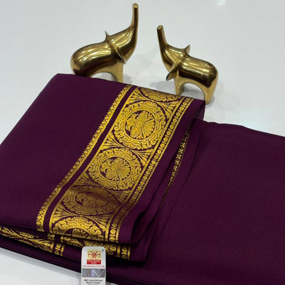 Pure Mysore Crepe Silk Saree