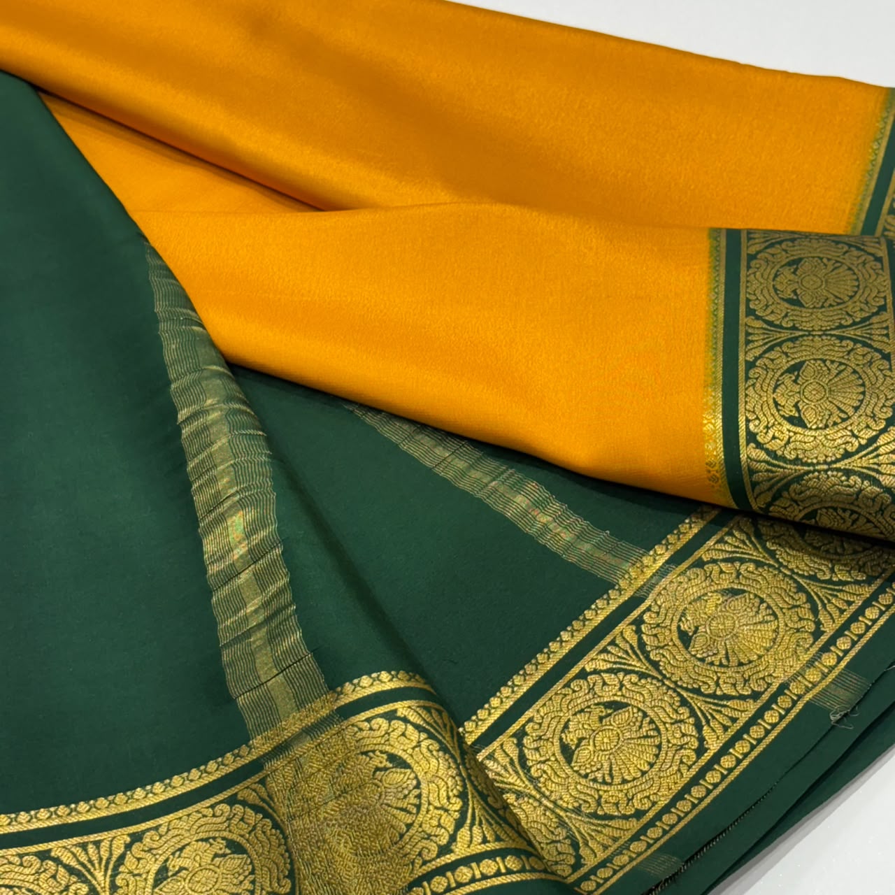 Pure Mysore Crepe Silk Saree