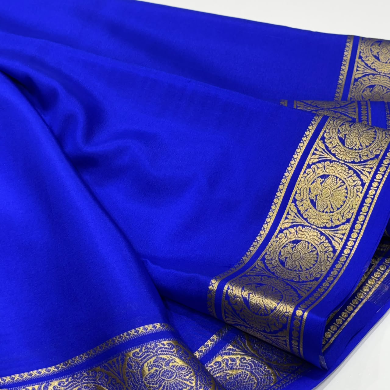 Pure Mysore Crepe Silk Saree