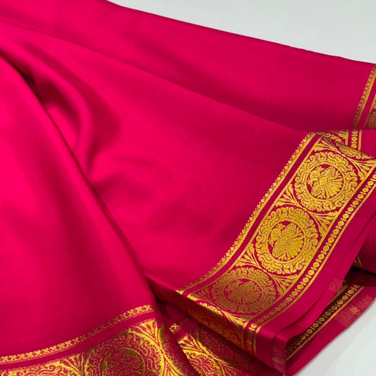 Pure Mysore Crepe Silk Saree
