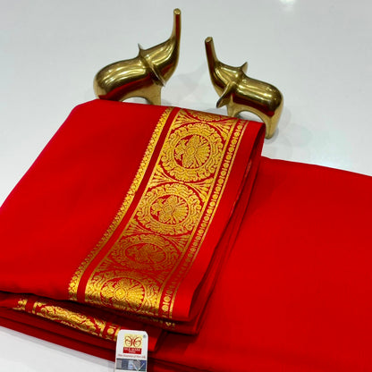 Pure Mysore Crepe Silk Saree