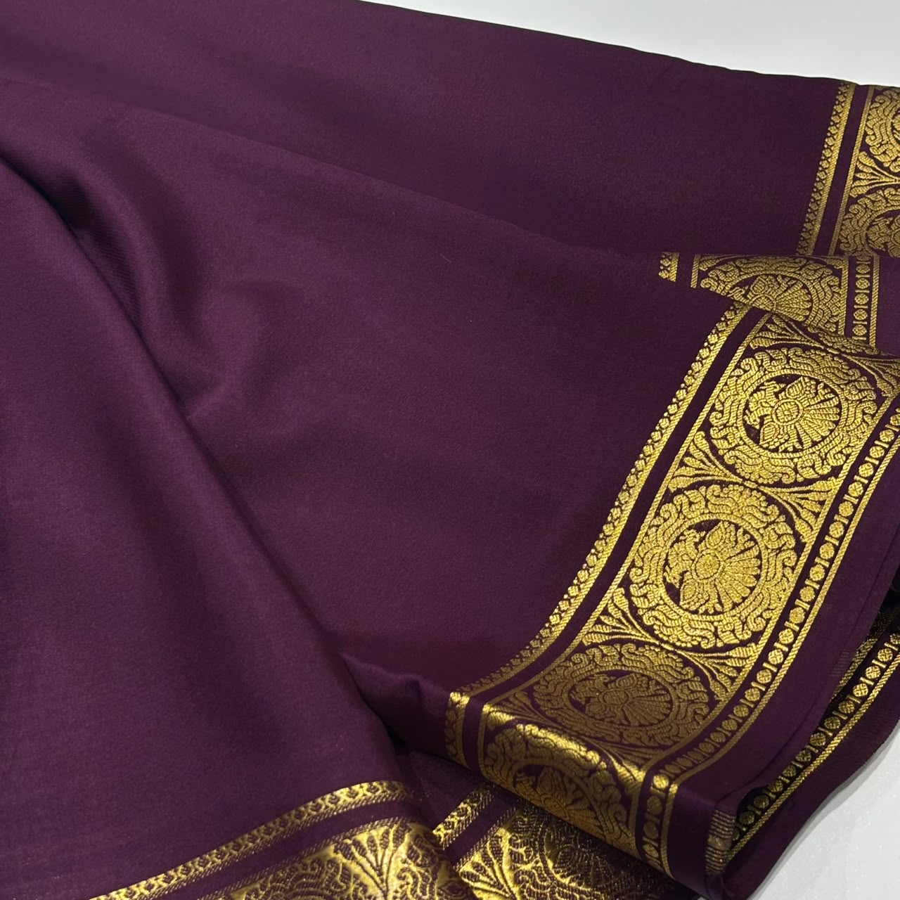 Pure Mysore Crepe Silk Saree