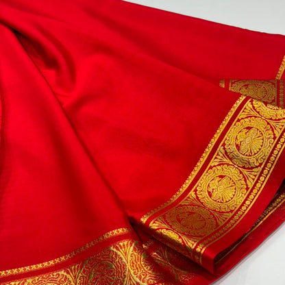 Pure Mysore Crepe Silk Saree