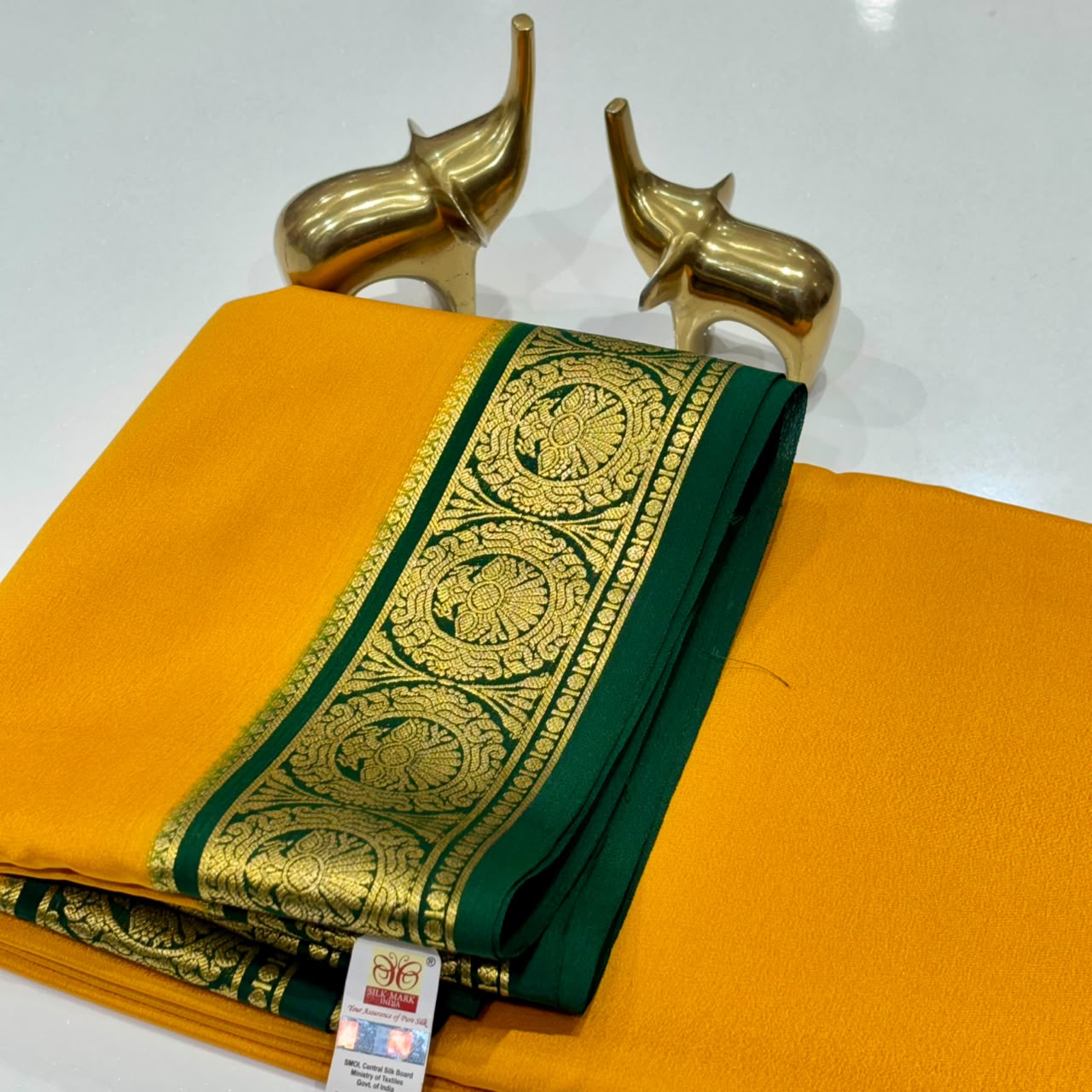 Pure Mysore Crepe Silk Saree