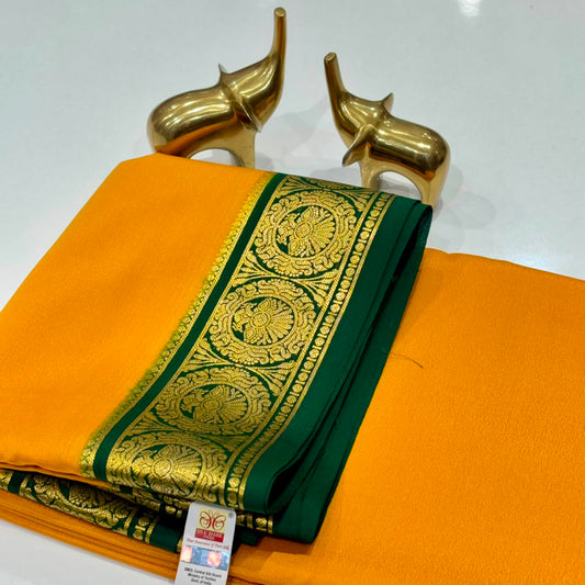 Pure Mysore Crepe Silk Saree