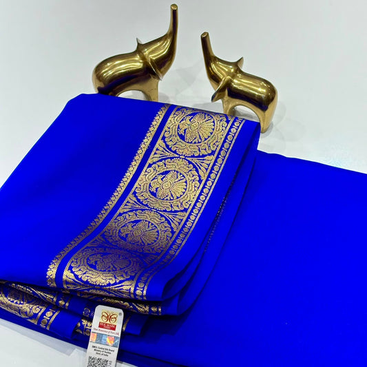 Pure Mysore Crepe Silk Saree