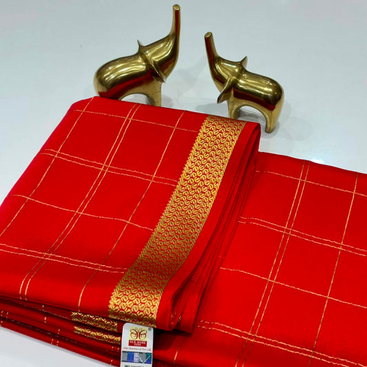 Pure Mysore Crepe Silk Saree
