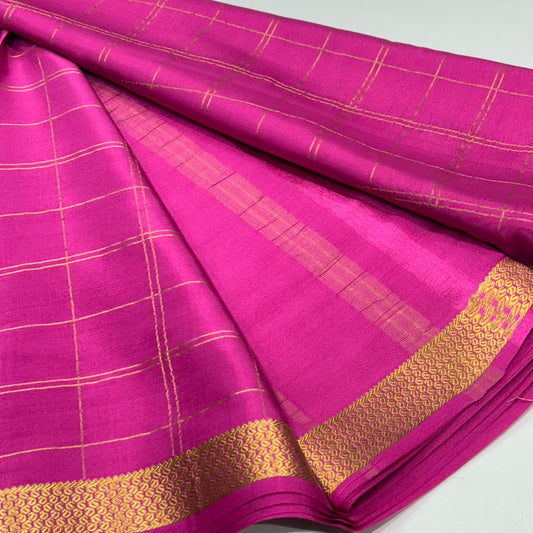 Pure Mysore Crepe Silk Saree