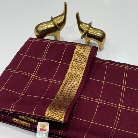 Pure Mysore Crepe Silk Saree