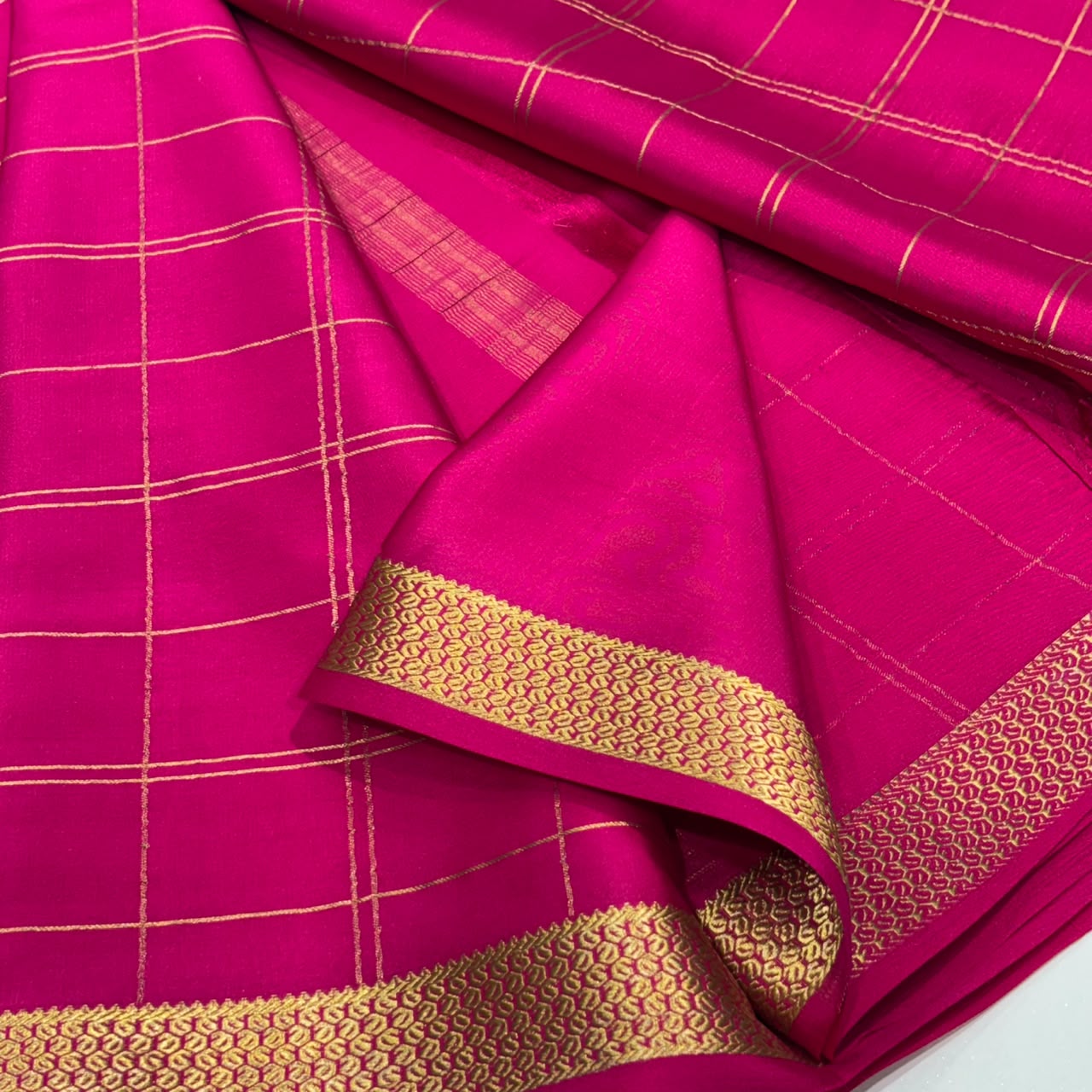 Pure Mysore Crepe Silk Saree