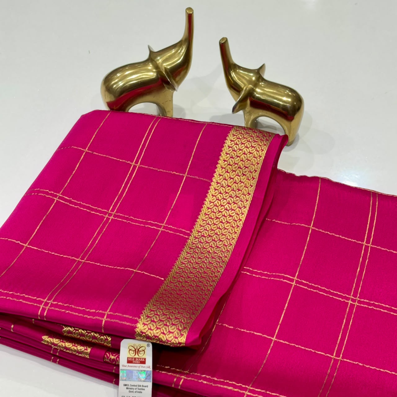 Pure Mysore Crepe Silk Saree