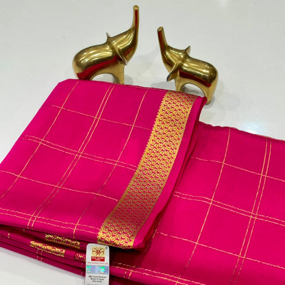 Pure Mysore Crepe Silk Saree