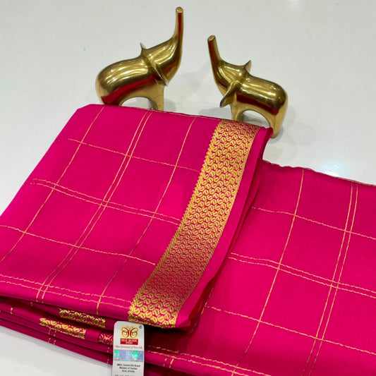 Pure Mysore Crepe Silk Saree