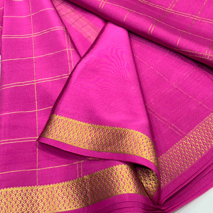 Pure Mysore Crepe Silk Saree