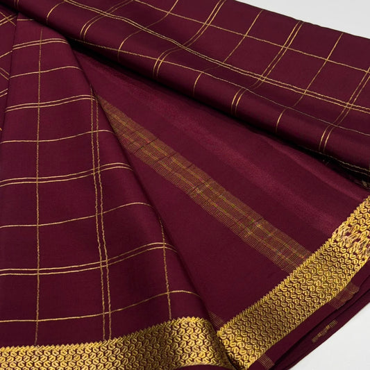 Pure Mysore Crepe Silk Saree