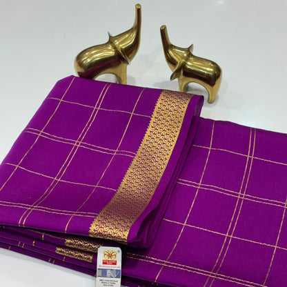 Pure Mysore Crepe Silk Saree