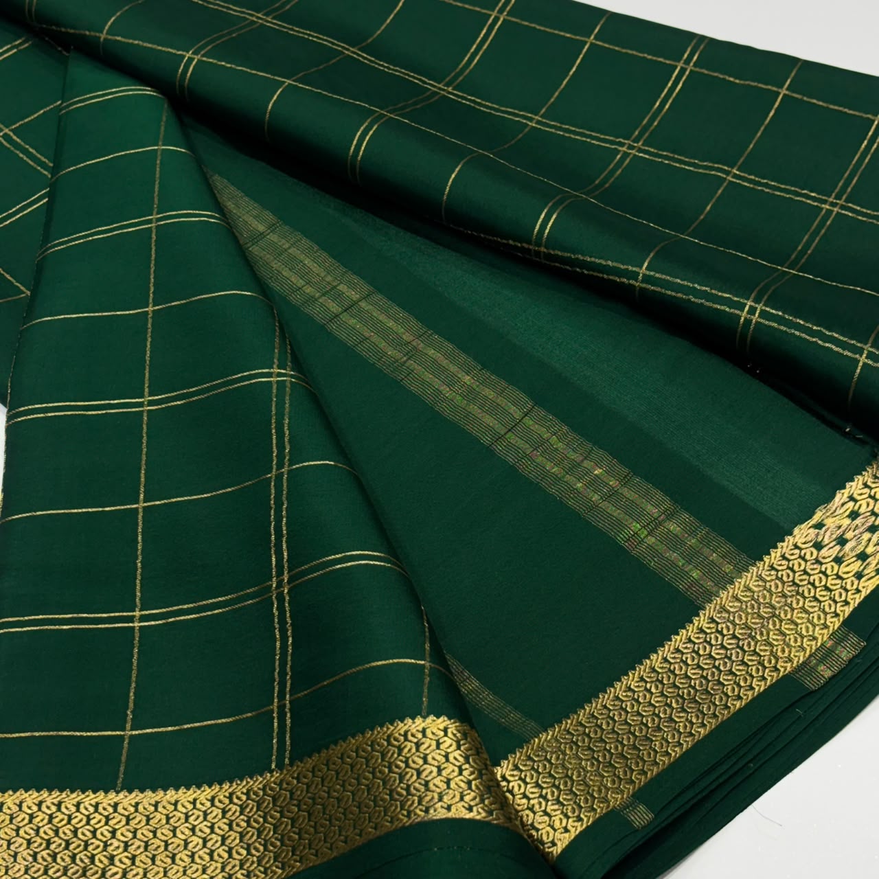 Pure Mysore Crepe Silk Saree