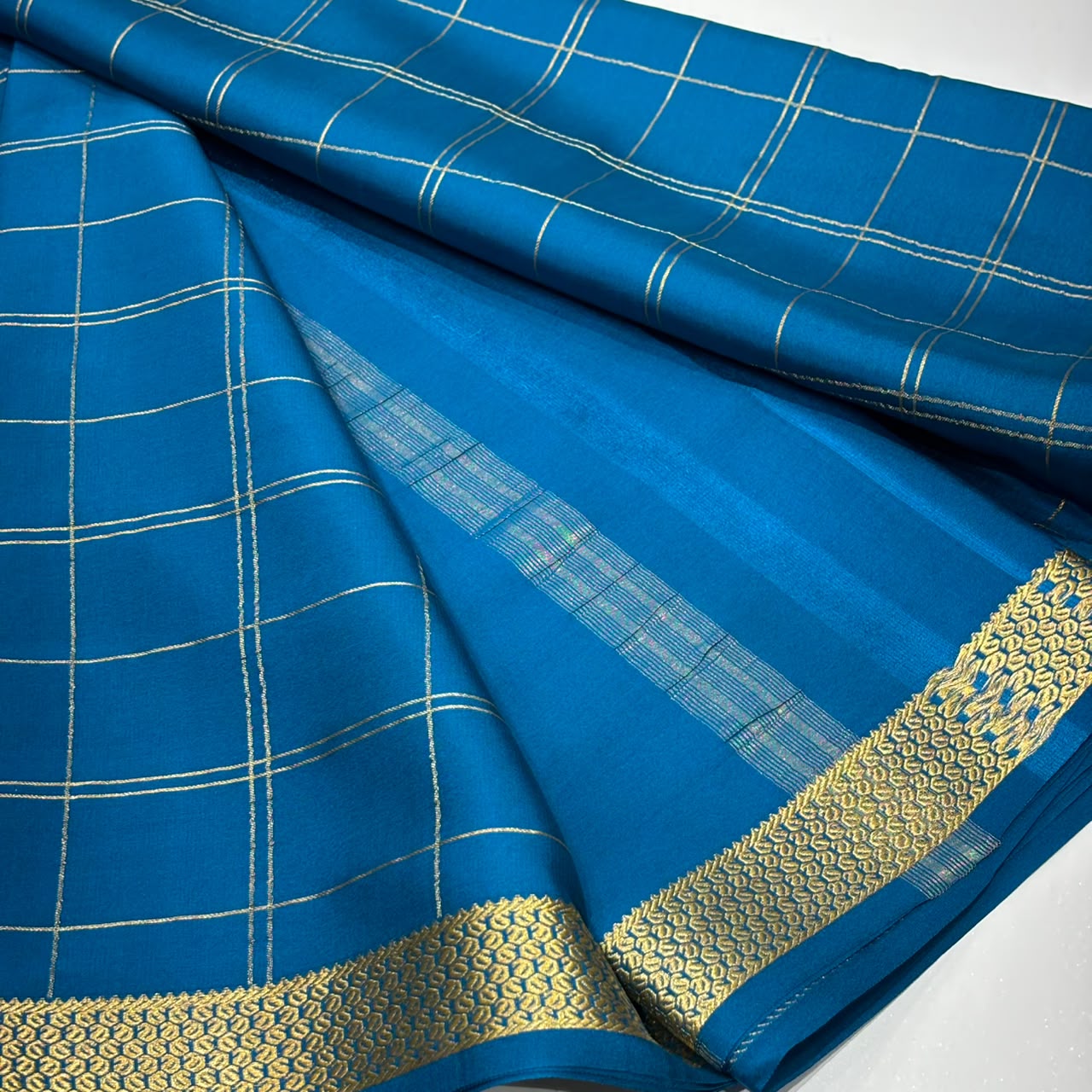 Pure Mysore Crepe Silk Saree