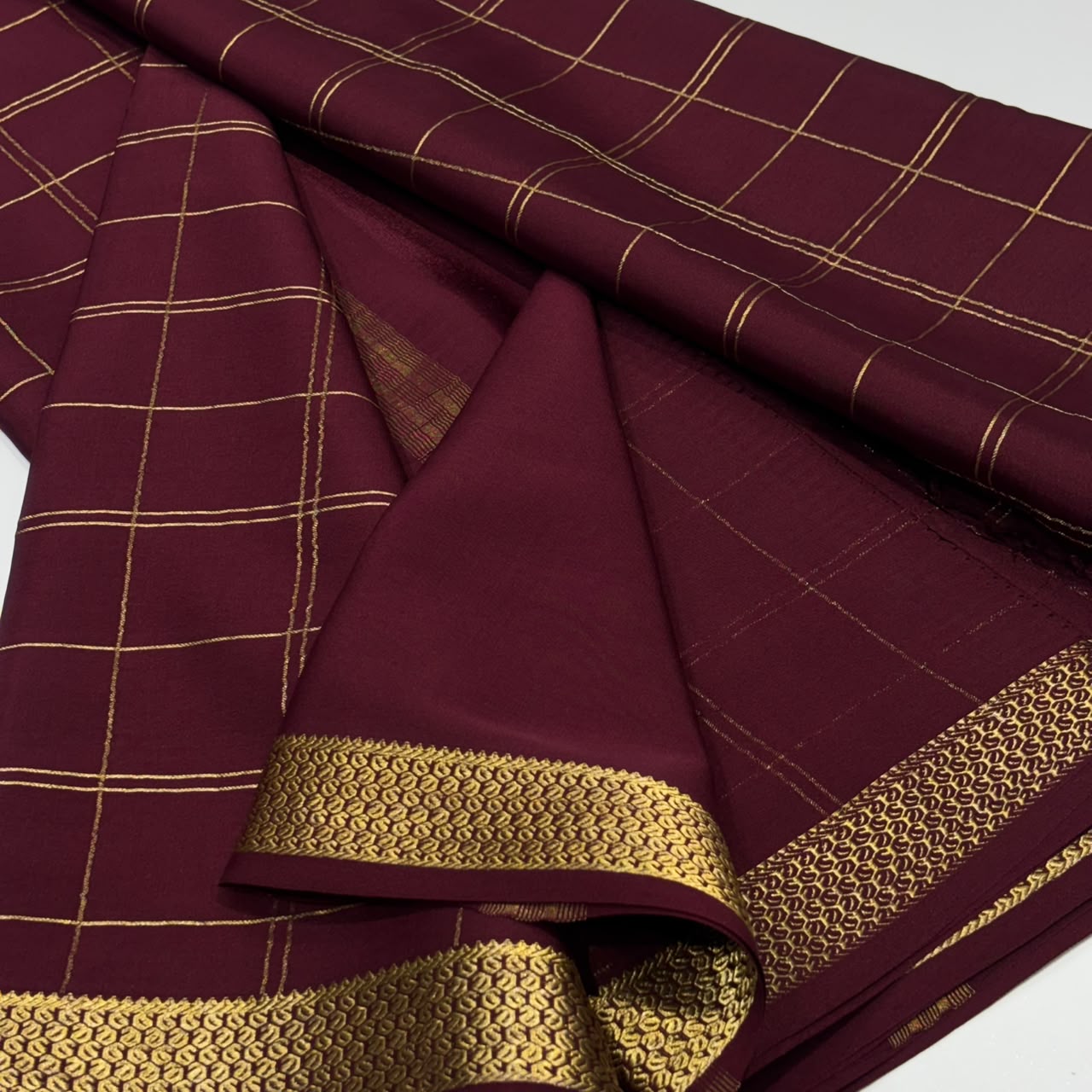 Pure Mysore Crepe Silk Saree
